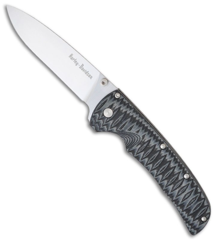 Harley Davidson Venom Spring Assisted Knife @ BladeHQ.com